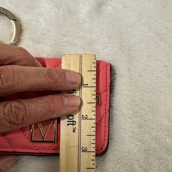 Victoria's Secret Pink Quilted Wristlet/ coin purse key chain - Picture 7 of 10